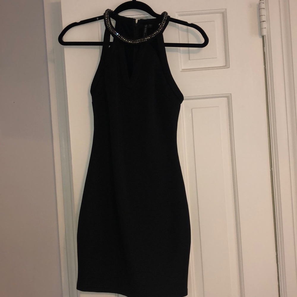 Guess black bodycon dress